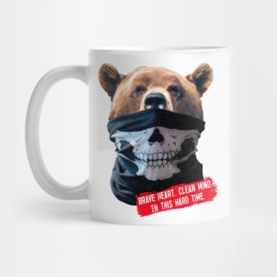 Masked bear Mug